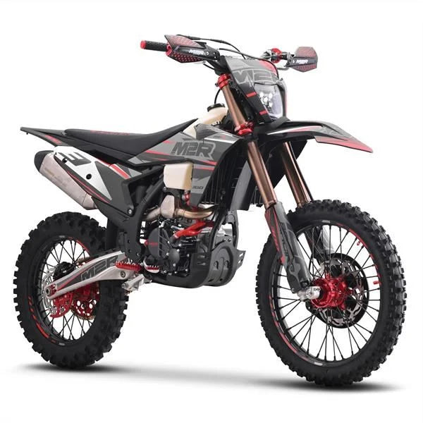 M2R RS-R 300 21/18 96cm Black/Grey Race Spec Dirt Bike image 0