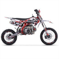 M2R RS-R 125 125cc 17/14 88cm Red/White Dirt Bike image 2