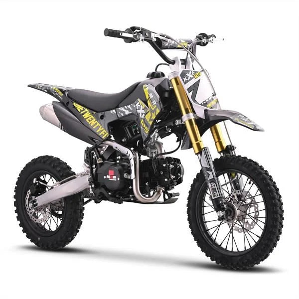 M2R Racing KXF125 120cc 14/12 76cm Black Grey Pit Bike image 0