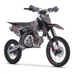 M2R RS-R 125 125cc 17/14 88cm Black/Grey Dirt Bike image 0