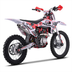 M2R RS-R 250 250cc 21/18 94cm Red/White Motocross Dirt Bike image 1