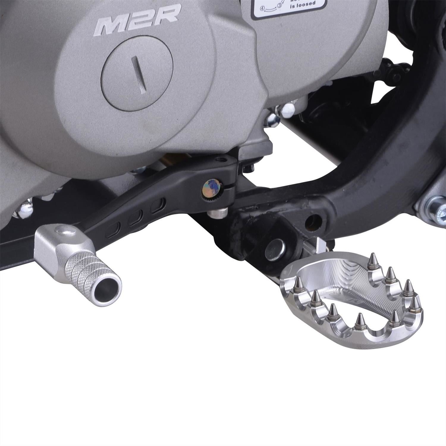 M2R RS-R 125 125cc 17/14 88cm Black/Grey Dirt Bike image 11