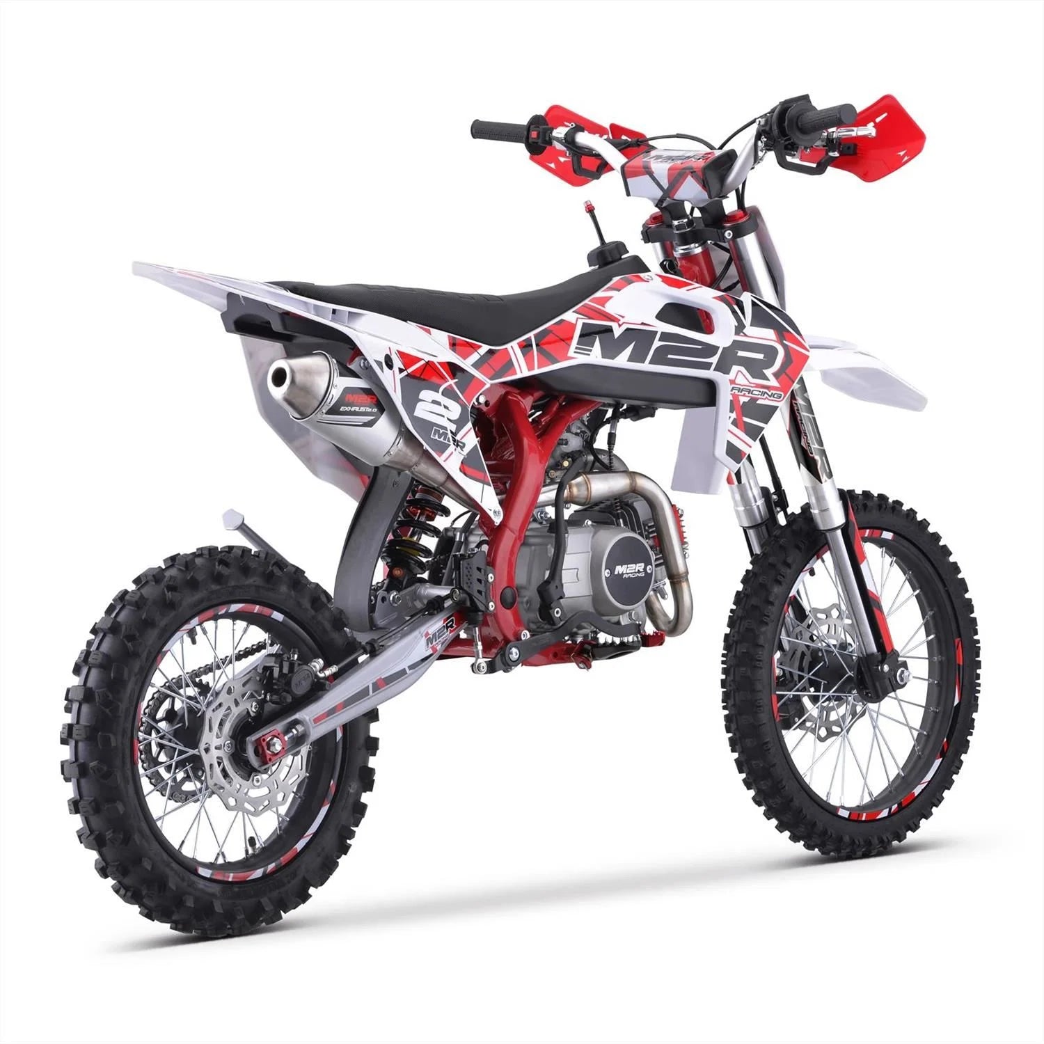 M2R RS-R 125 125cc 17/14 88cm Red/White Dirt Bike image 3