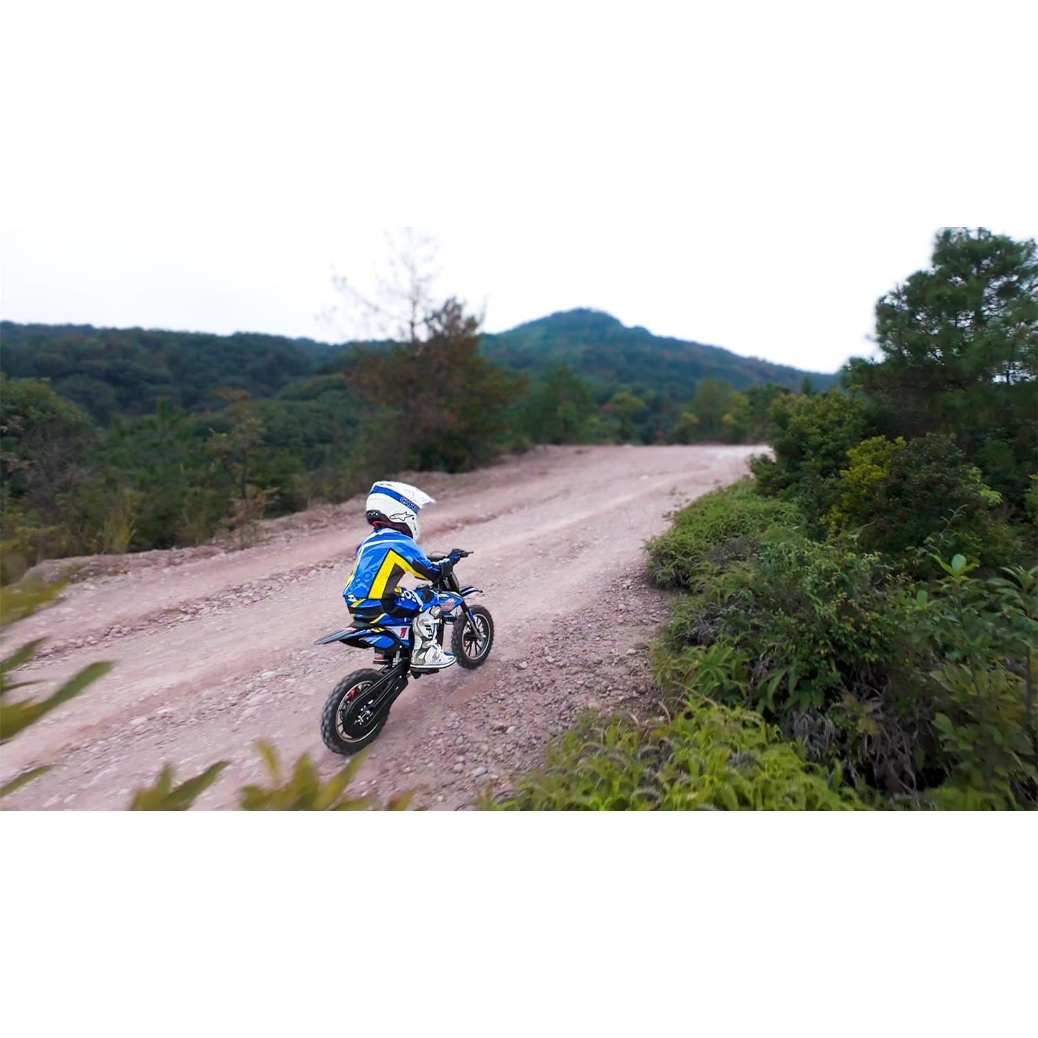 FunBikes MXR 790w(MP)36v Li 10/10 61cm Blue Kids Electric Dirt Bike image 12