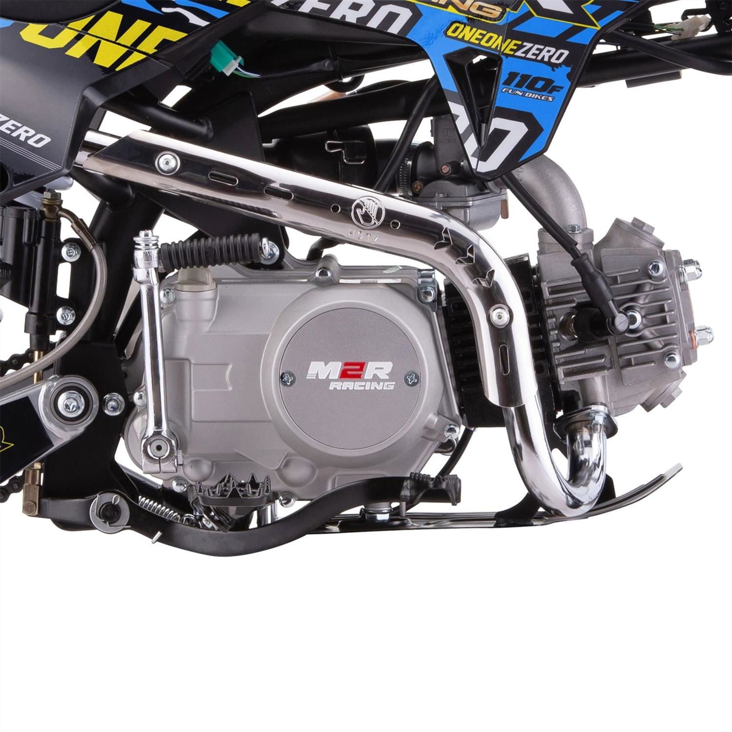 M2R Racing KX110F 110cc 14/12 76cm Blue Semi-Auto Pit Bike 2025 Model image 6