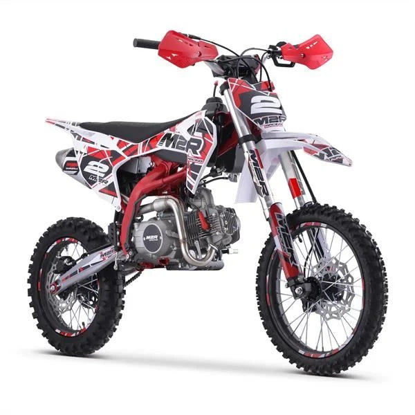 M2R RS-R 125 125cc 17/14 88cm Red/White Dirt Bike image 0