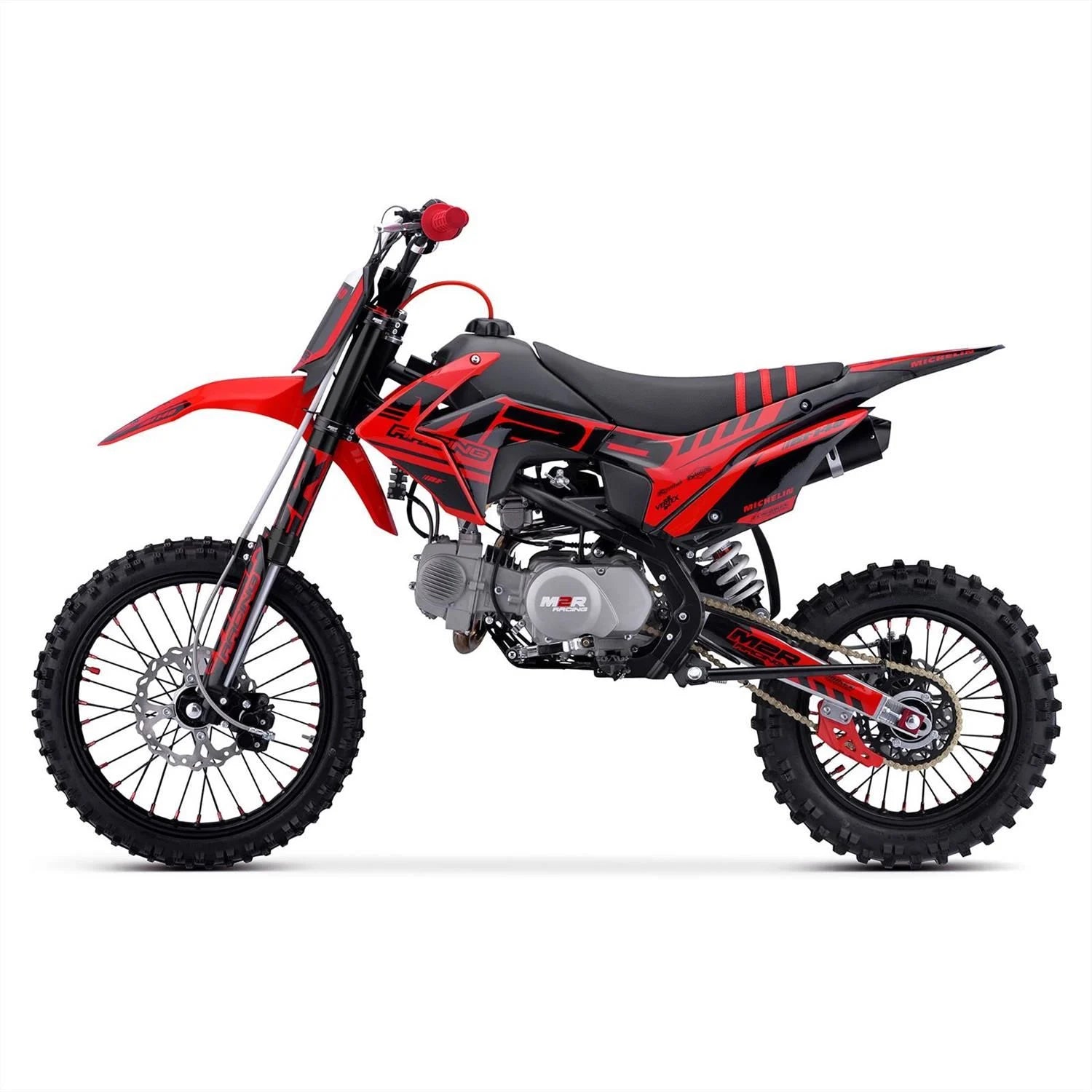 M2R RF140 S2 140cc 17/14 86cm Red Dirt Bike image 6
