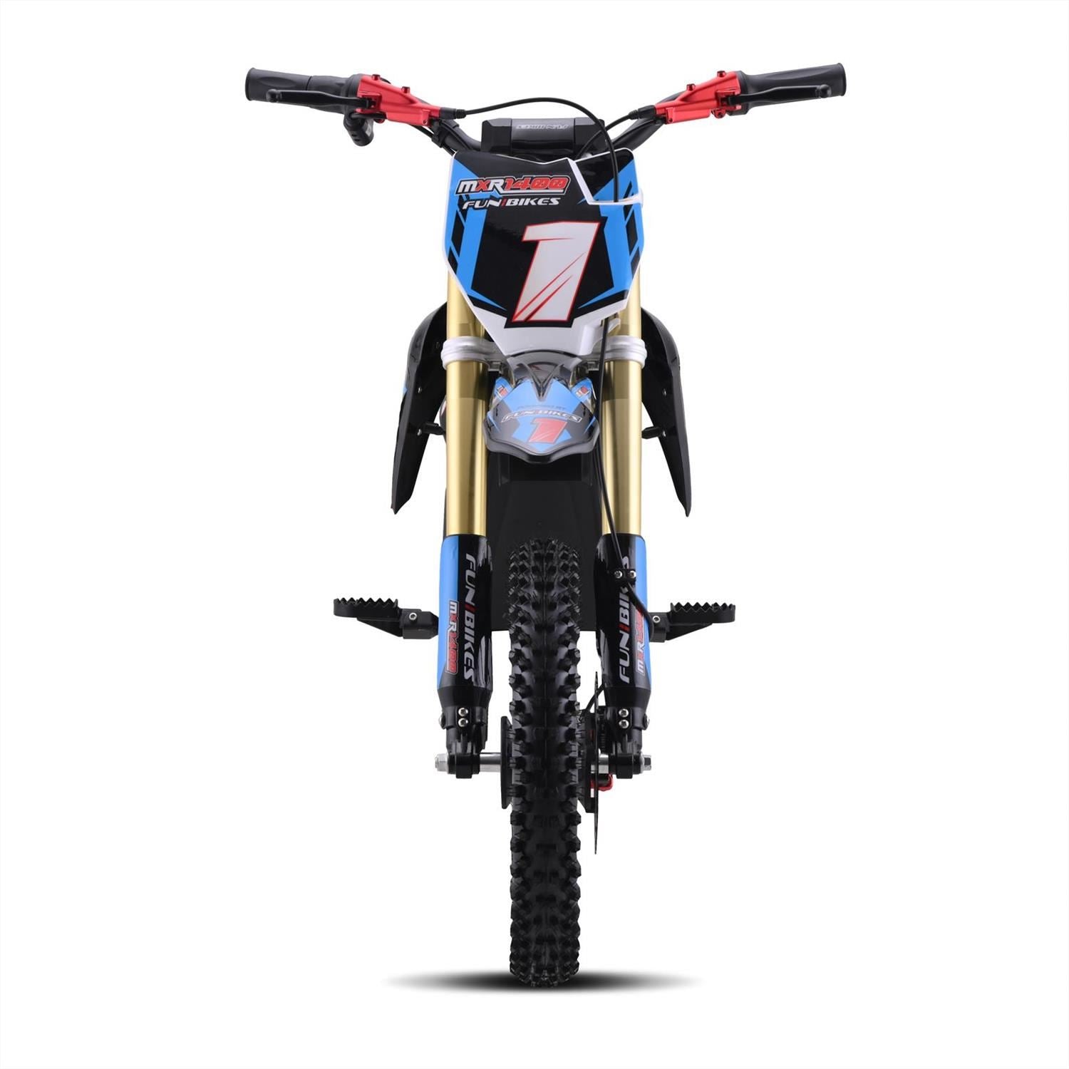 FunBikes MXR 1400w 48v Li 12/10 65cm Blue Kids Electric Dirt Bike image 10