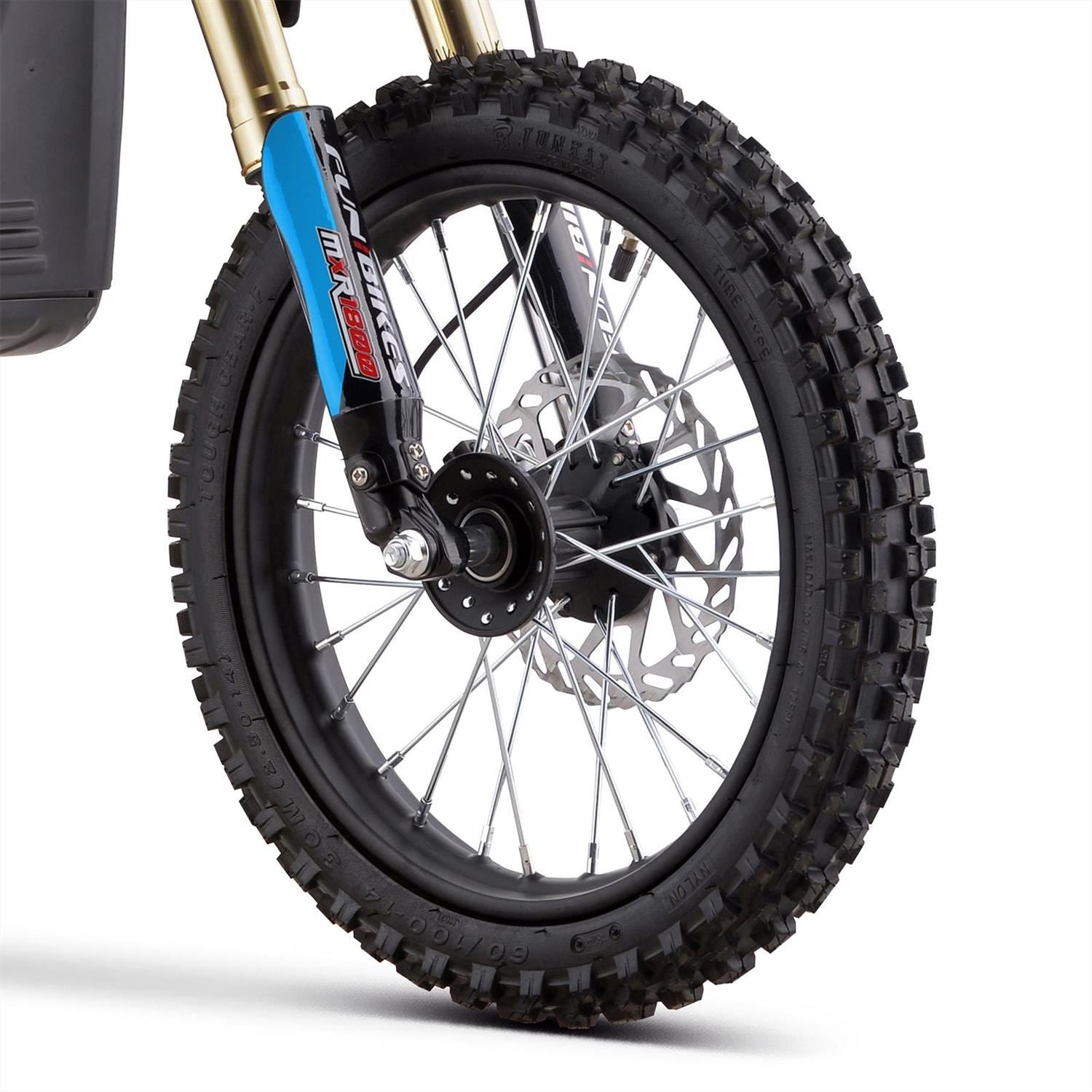 FunBikes MXR 1800w 48v Li 14/12 68cm Blue Kids Electric Dirt Bike 2025 image 11