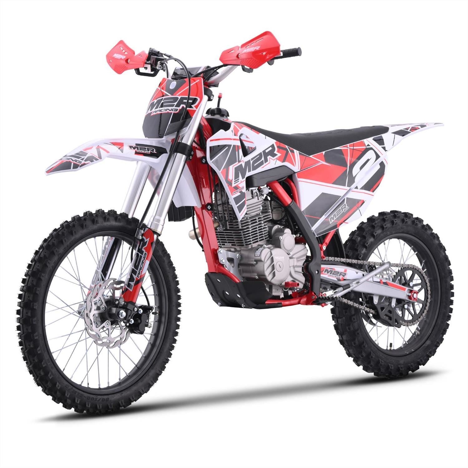 M2R RS-R 250 250cc 21/18 94cm Red/White Motocross Dirt Bike image 15