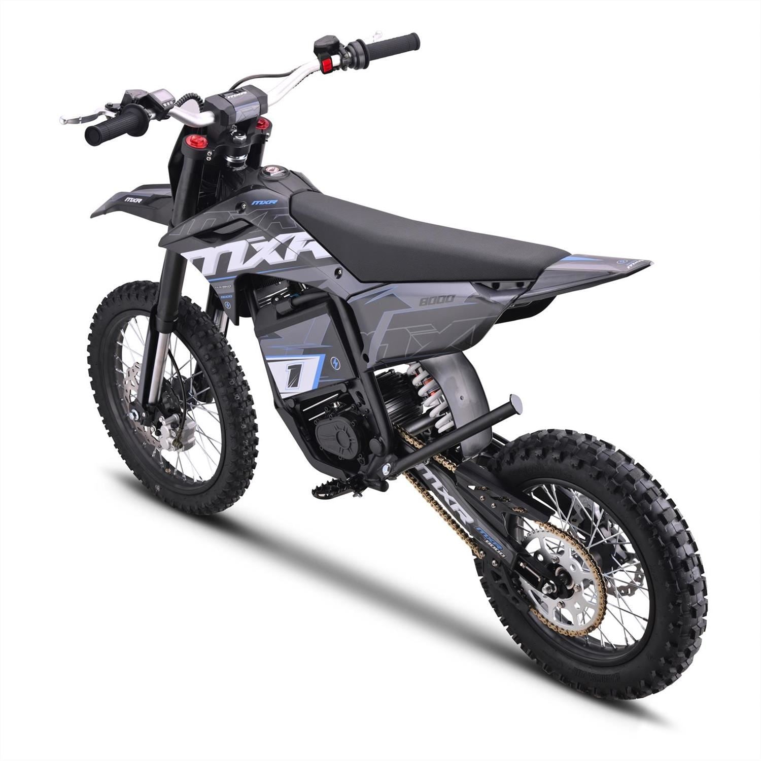 FunBikes MXR 8000w (PP) 72v 35ah Li 17/14 81cm Black Electric Dirt Bike image 2