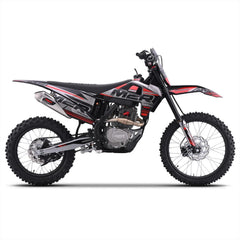 M2R RS-R 250 250cc 21/18 94cm Black/Grey Motocross Dirt Bike image 2