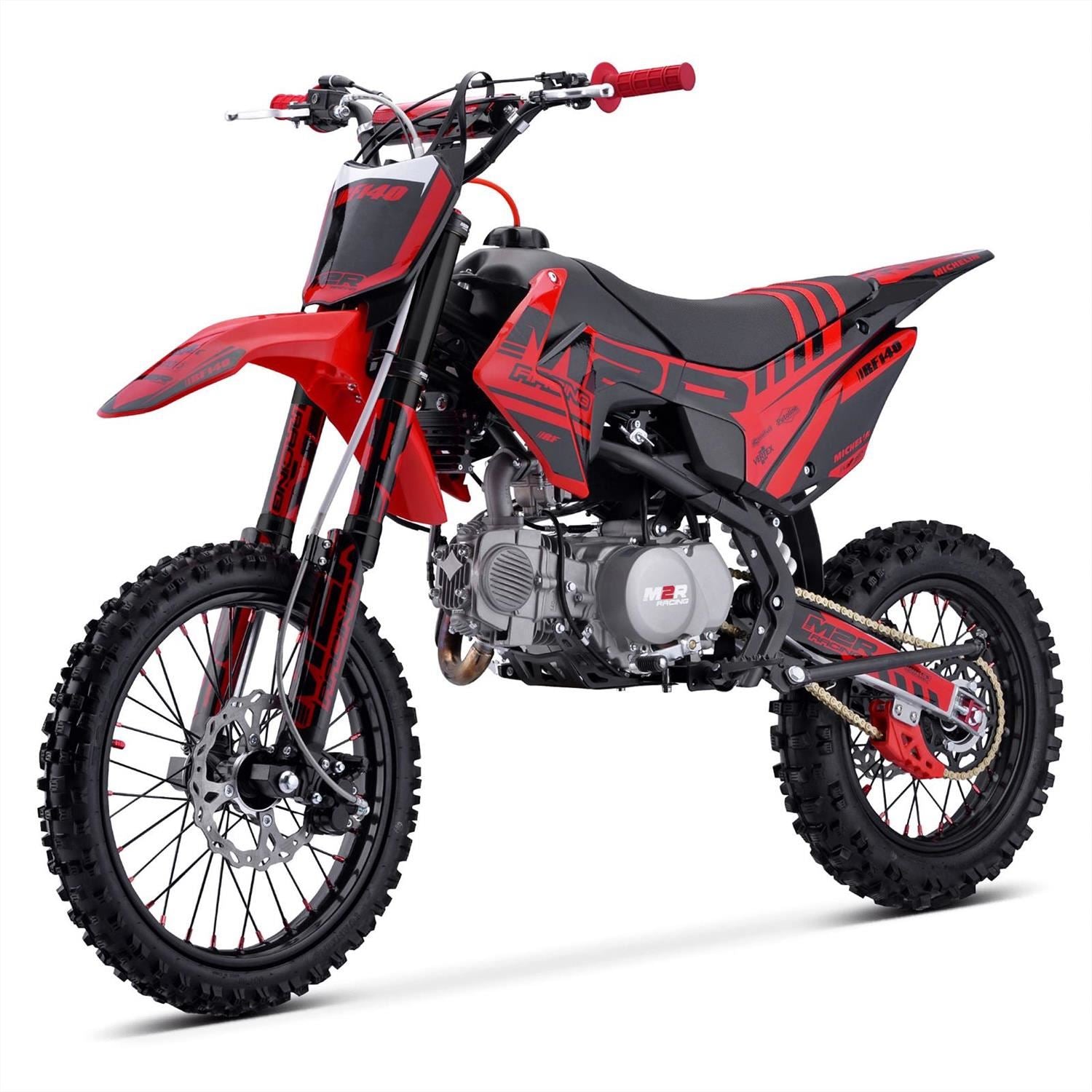 M2R RF140 S2 140cc 17/14 86cm Red Dirt Bike image 7