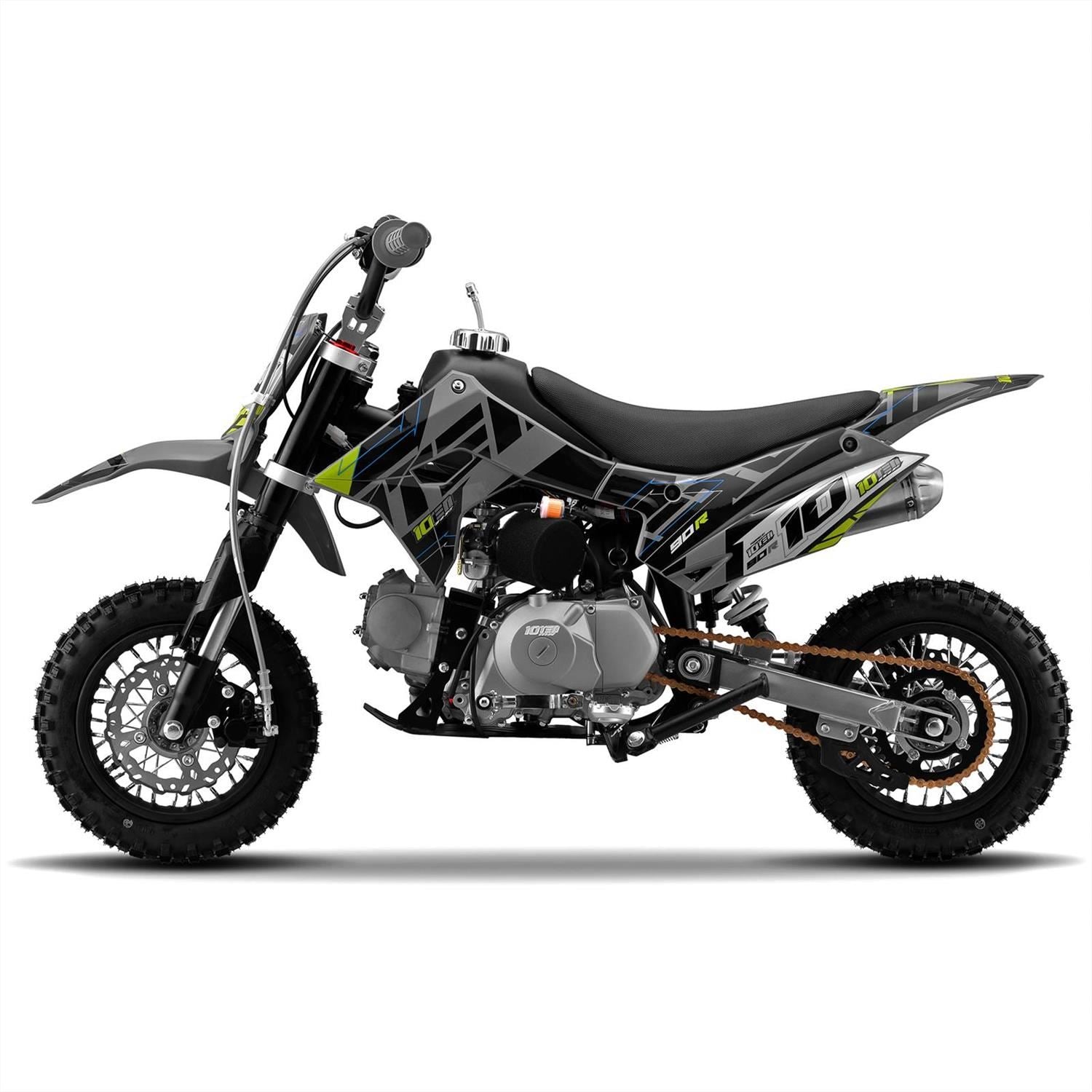 10Ten 90R 90cc Motorbike 10/10 62cm Semi-Auto Mini Pit Bike image 3