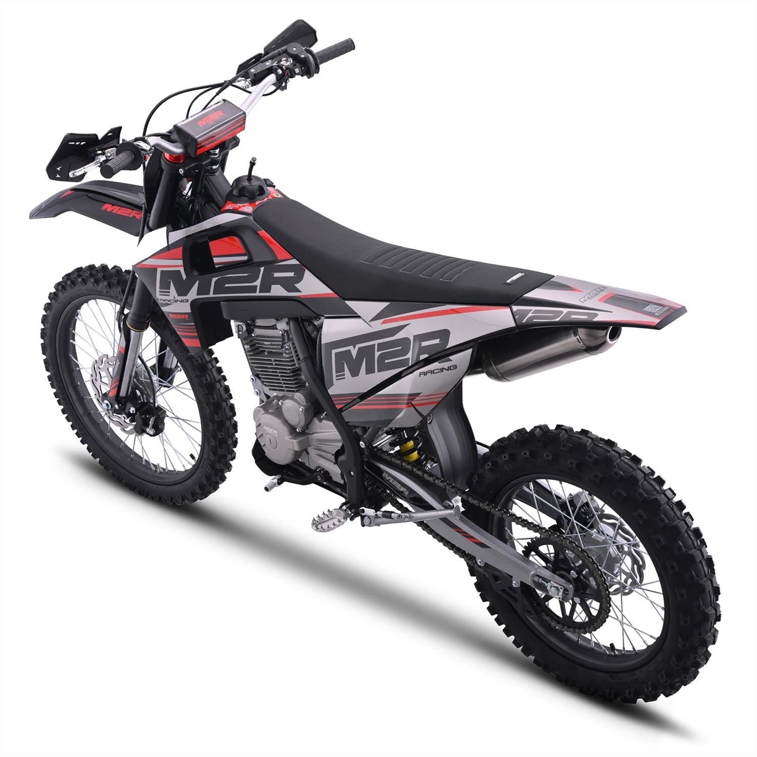 M2R RS-R 250 250cc 21/18 94cm Black/Grey Motocross Dirt Bike image 4
