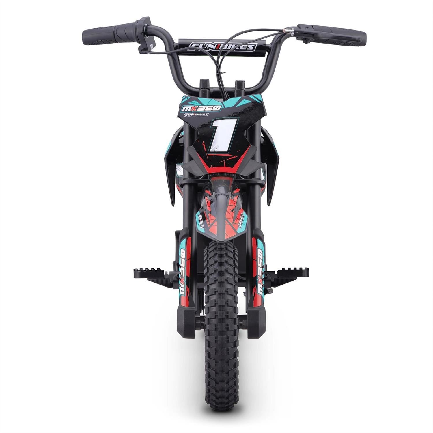 FunBikes MX350 350w 36v 4ah 12/12 51cm Lithium Red Electric Kids Dirt Bike image 7