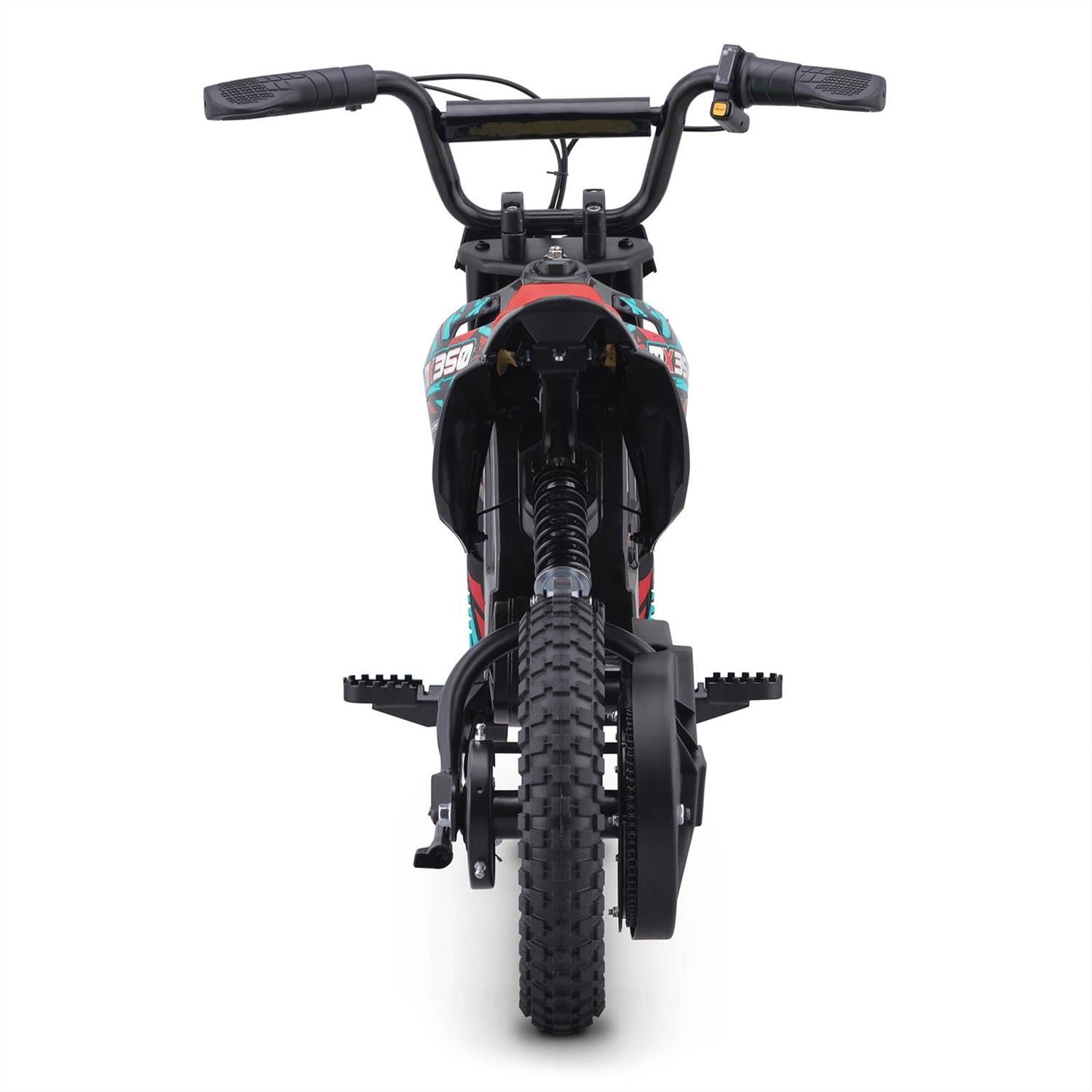 FunBikes MX350 350w 36v 4ah 12/12 51cm Lithium Red Electric Kids Dirt Bike image 3
