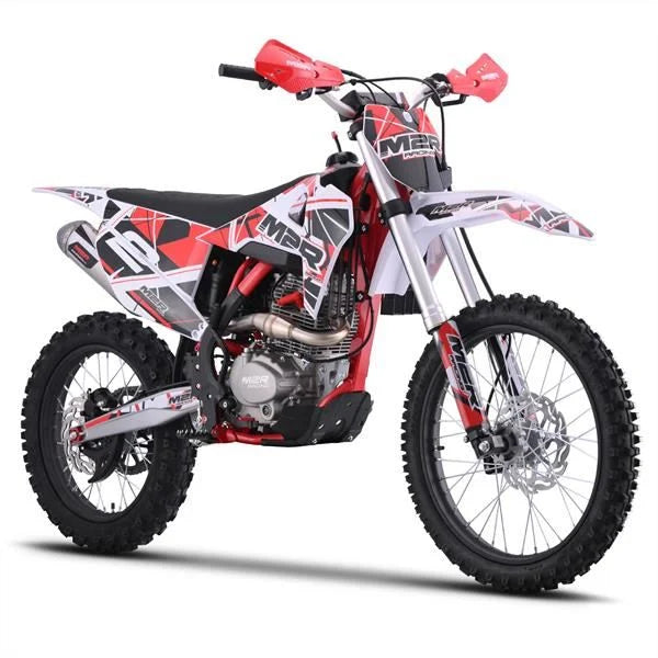 M2R RS-R 250 250cc 21/18 94cm Red/White Motocross Dirt Bike image 0