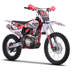 M2R RS-R 250 250cc 21/18 94cm Red/White Motocross Dirt Bike image 0