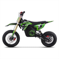 FunBikes MXR 1400w 48v Li 12/10 65cm Green Kids Electric Dirt Bike image 1