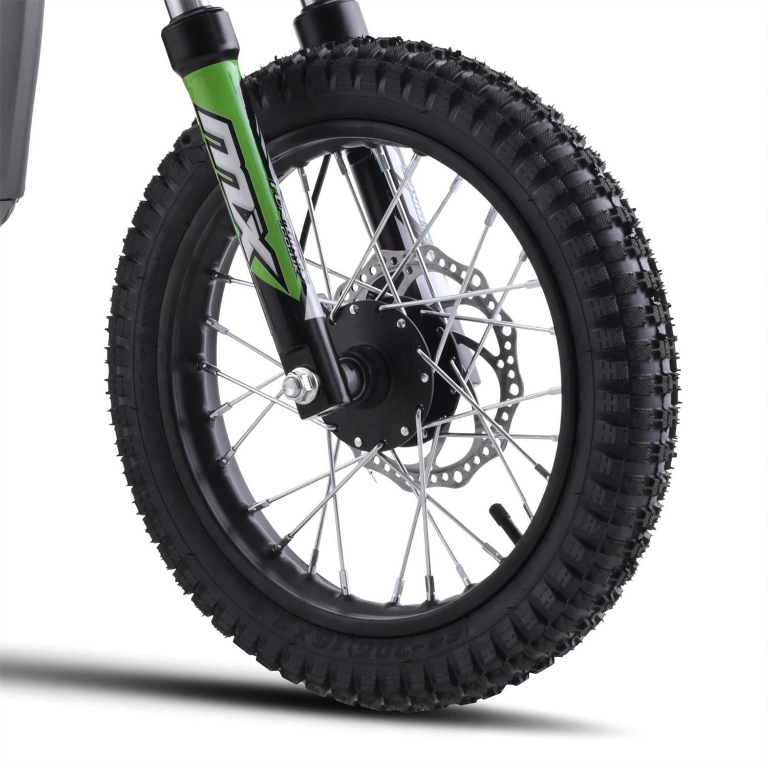 FunBikes MX1000 1000w 36v 62cm Lithium Green Electric Kids Dirt Bike image 9