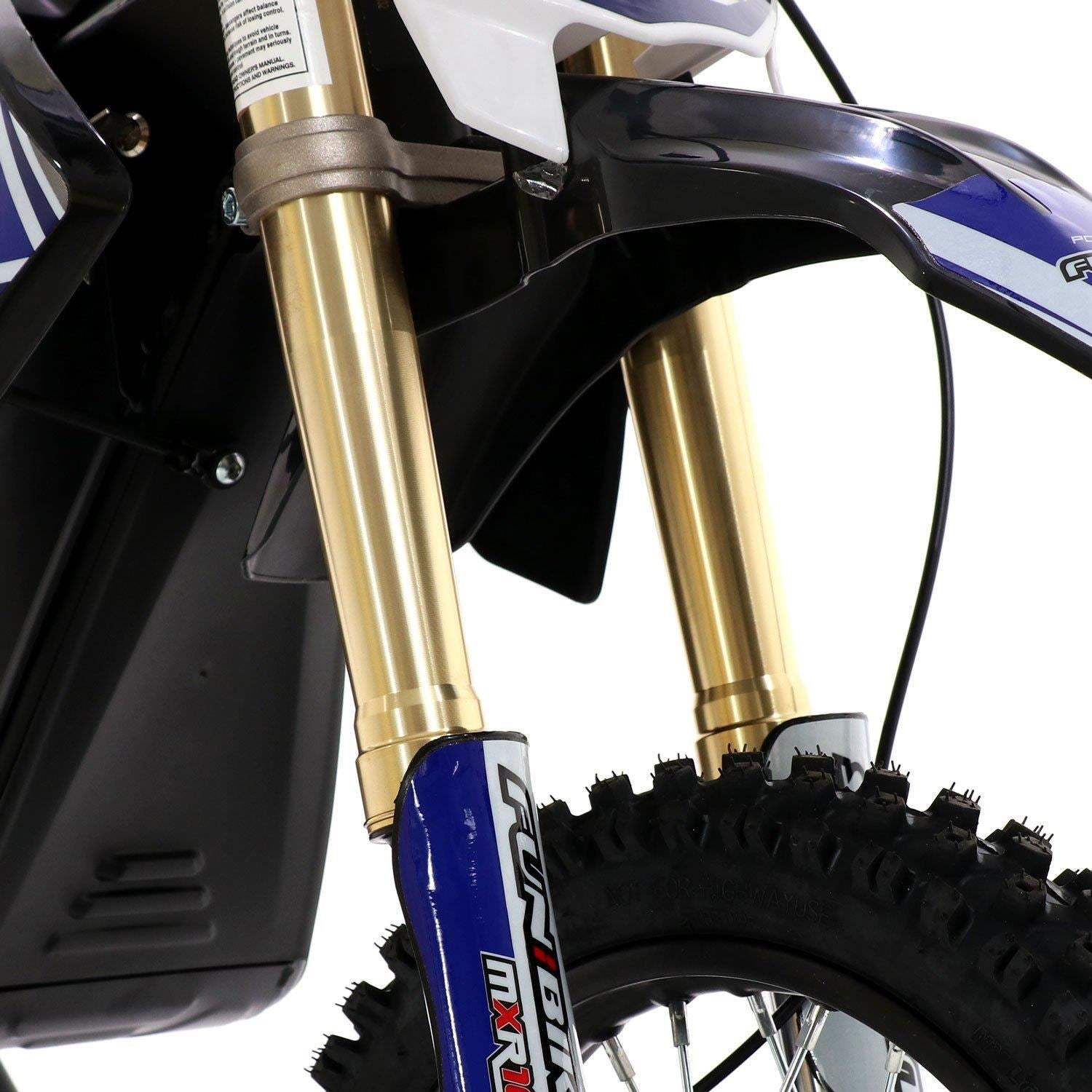 FunBikes MXR 1000w 36v 12/10 65cm Blue Kids Electric Dirt Bike image 7