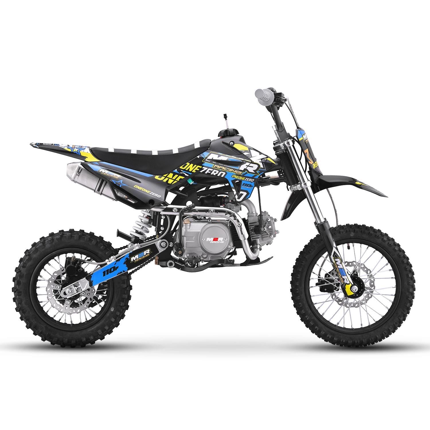 M2R Racing KX110F 110cc 14/12 76cm Blue Semi-Auto Pit Bike 2025 Model image 2