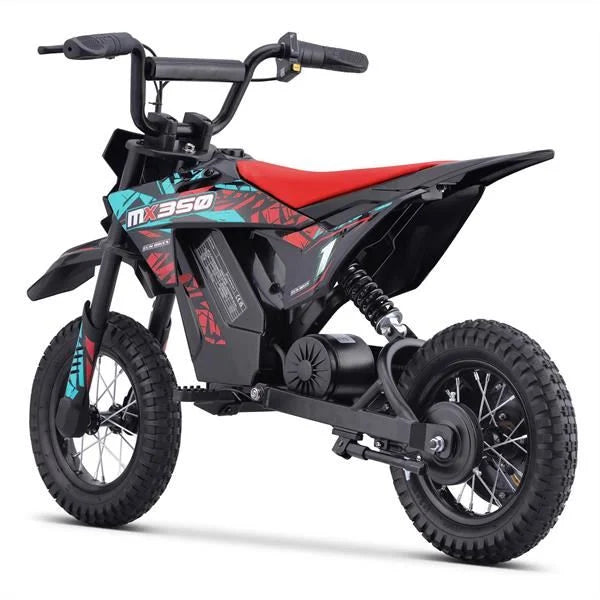 FunBikes MX350 350w 36v 4ah 12/12 51cm Lithium Red Electric Kids Dirt Bike image 1