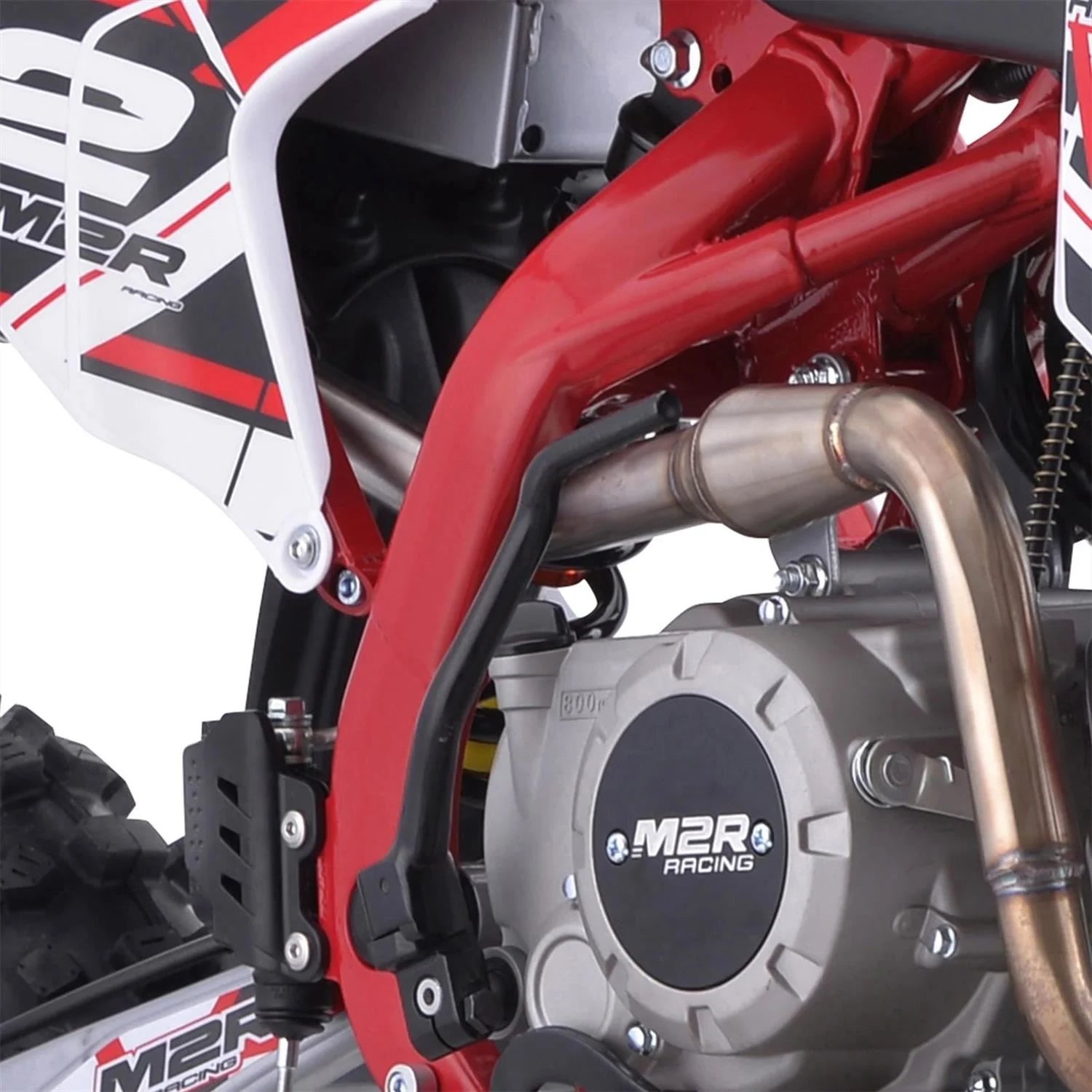 M2R RS-R 140 140cc 17/14 88cm Red/White Dirt Bike image 12
