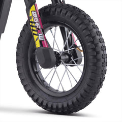 FunBikes MX350 350w 36v 4ah 12/12 51cm Lithium Pink Electric Kids Dirt Bike image 1