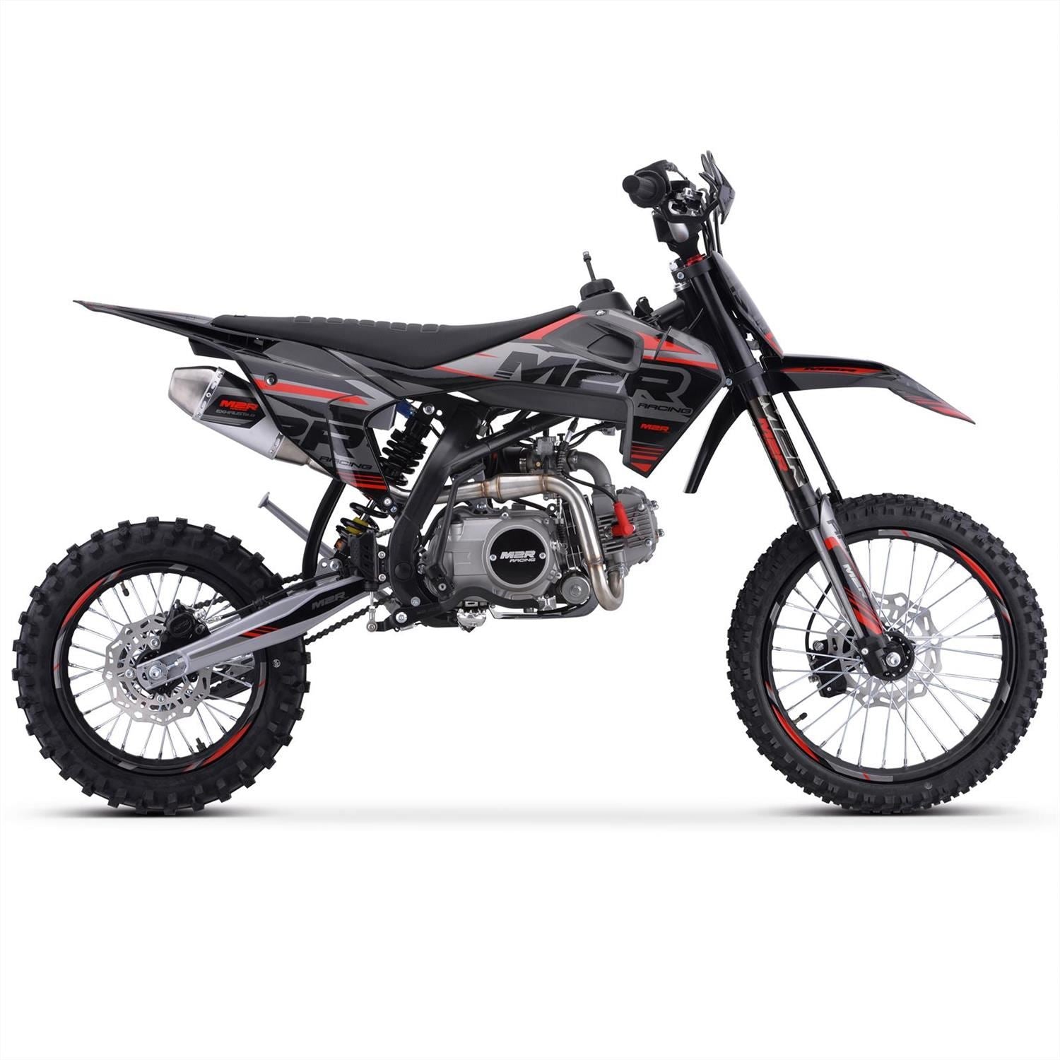 M2R RS-R 125 125cc 17/14 88cm Black/Grey Dirt Bike image 1