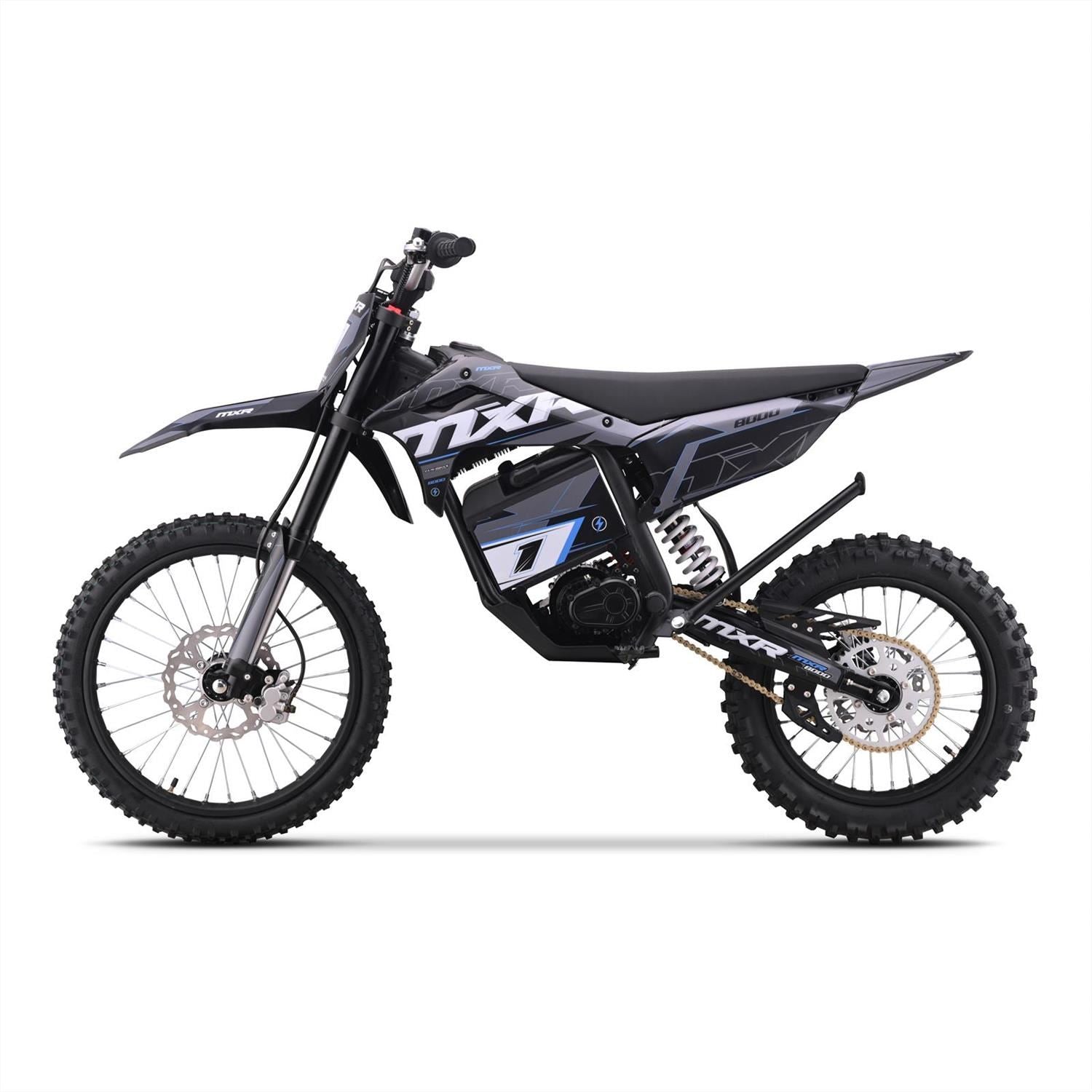FunBikes MXR 8000w (PP) 72v 35ah Li 19/16 89cm Black Electric Dirt Bike image 3