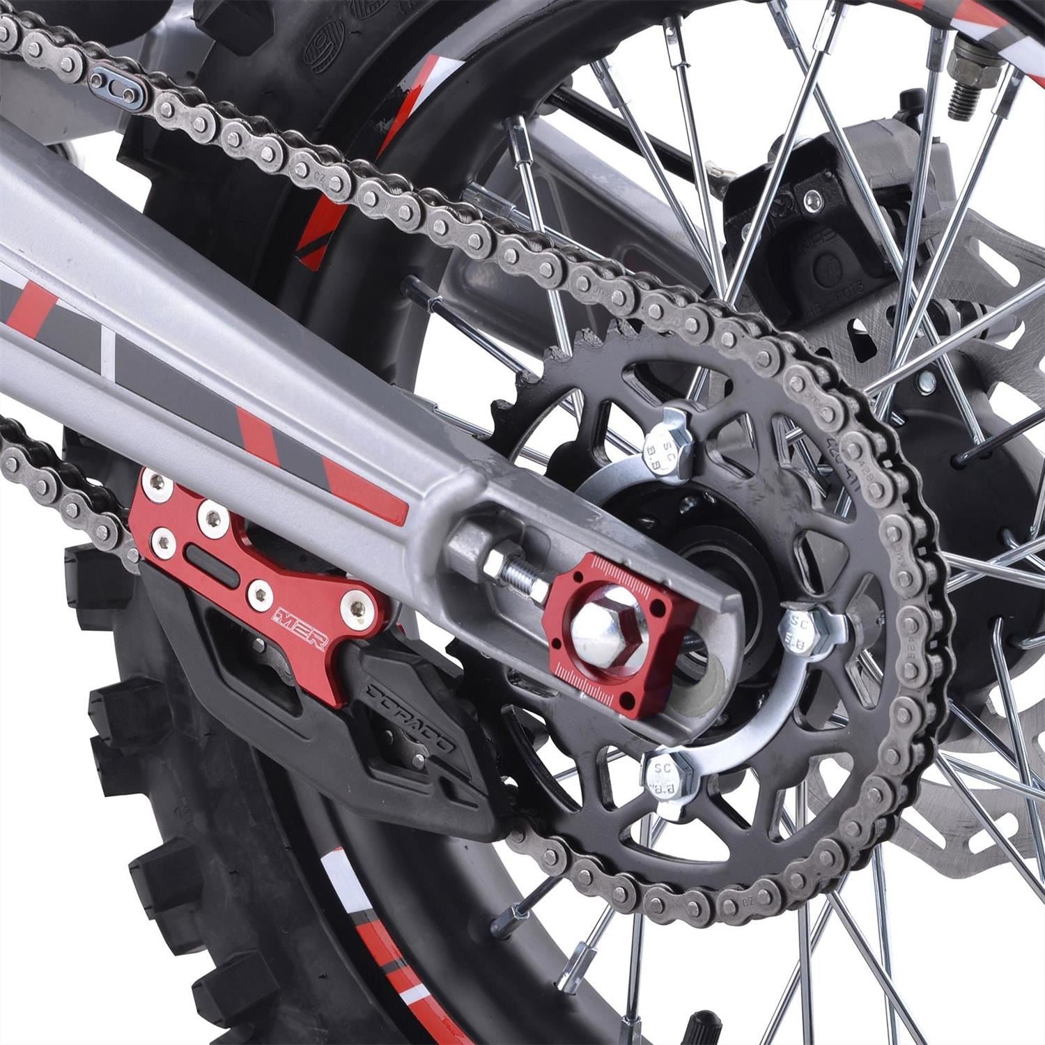 M2R RS-R 125 125cc 17/14 88cm Red/White Dirt Bike image 8