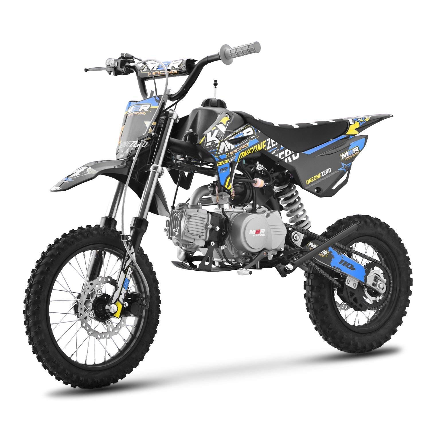 M2R Racing KX110F 110cc 14/12 76cm Blue Semi-Auto Pit Bike 2025 Model image 5