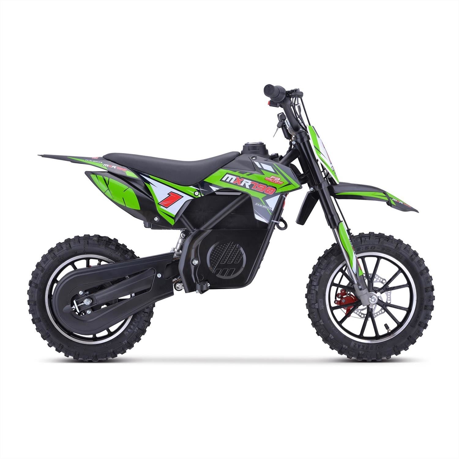 FunBikes MXR 790w(MP)36v Li 10/10 61cm Green Kids Electric Dirt Bike image 2