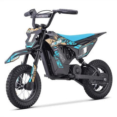 FunBikes MX350 350w 36v 4ah 12/12 51cm Lithium Blue Electric Kids Dirt Bike image 0