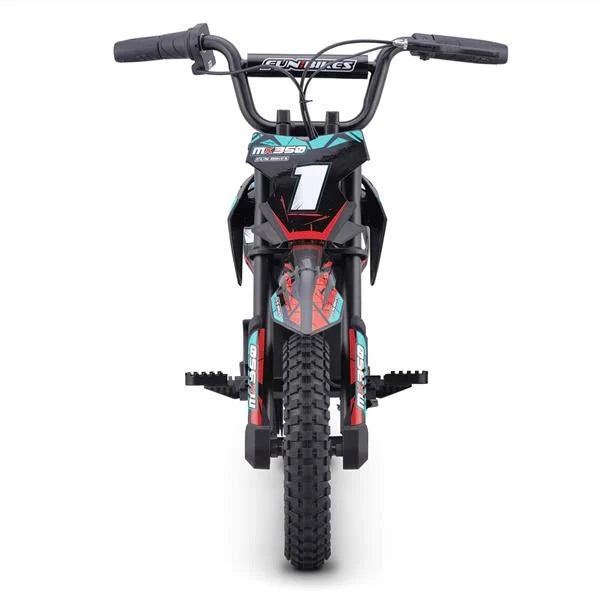 FunBikes MX350 350w 36v 4ah 12/12 51cm Lithium Red Electric Kids Dirt Bike image 4