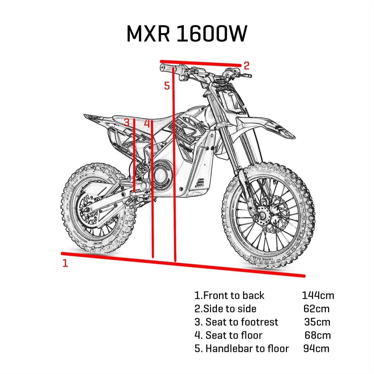 FunBikes MXR 1800w 48v Li 14/12 68cm Green Kids Electric Dirt Bike 2025 image 10