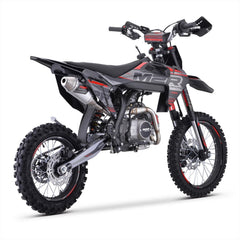 M2R RS-R 125 125cc 17/14 88cm Black/Grey Dirt Bike image 2