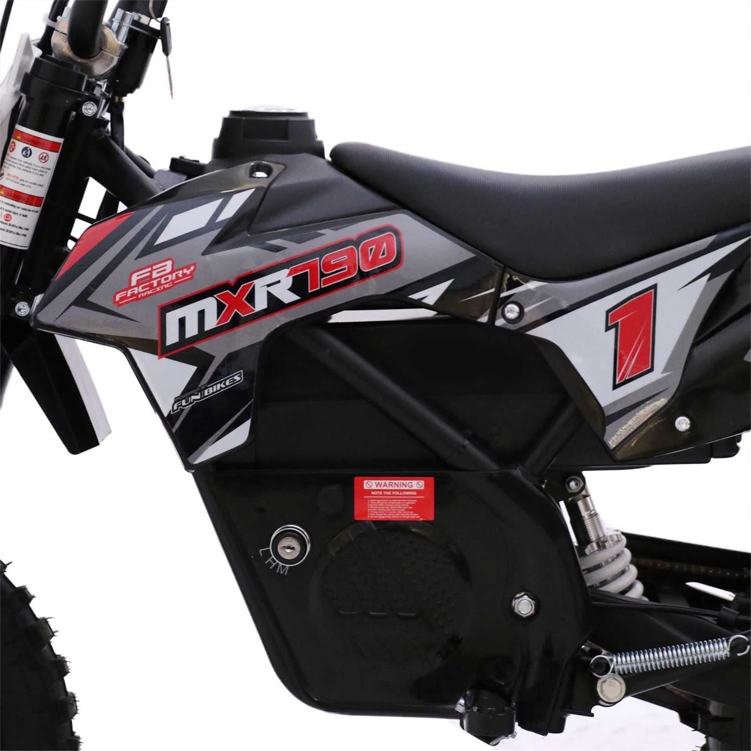 FunBikes MXR 790w(MP)36v Li 10/10 61cm Grey Kids Electric Dirt Bike image 6