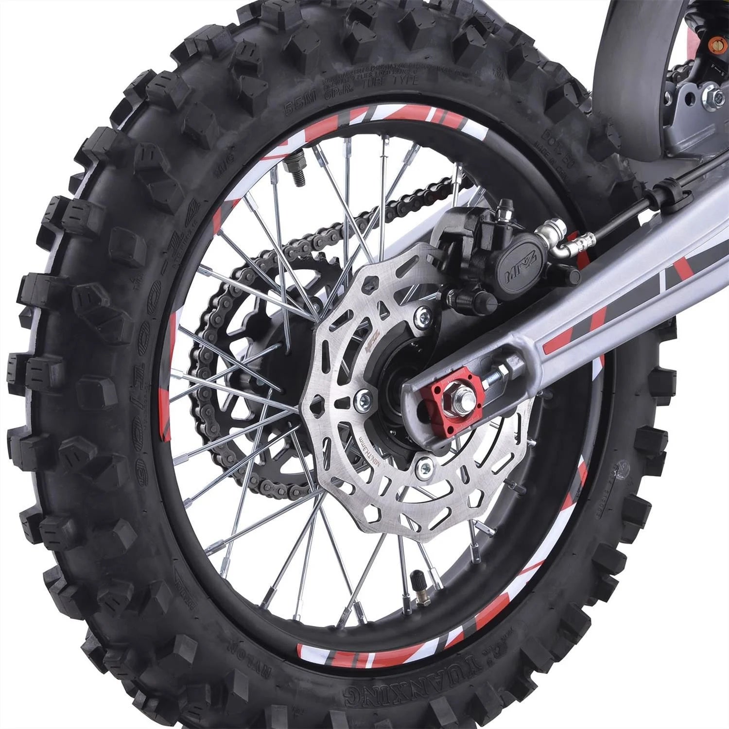 M2R RS-R 140 140cc 17/14 88cm Red/White Dirt Bike image 11