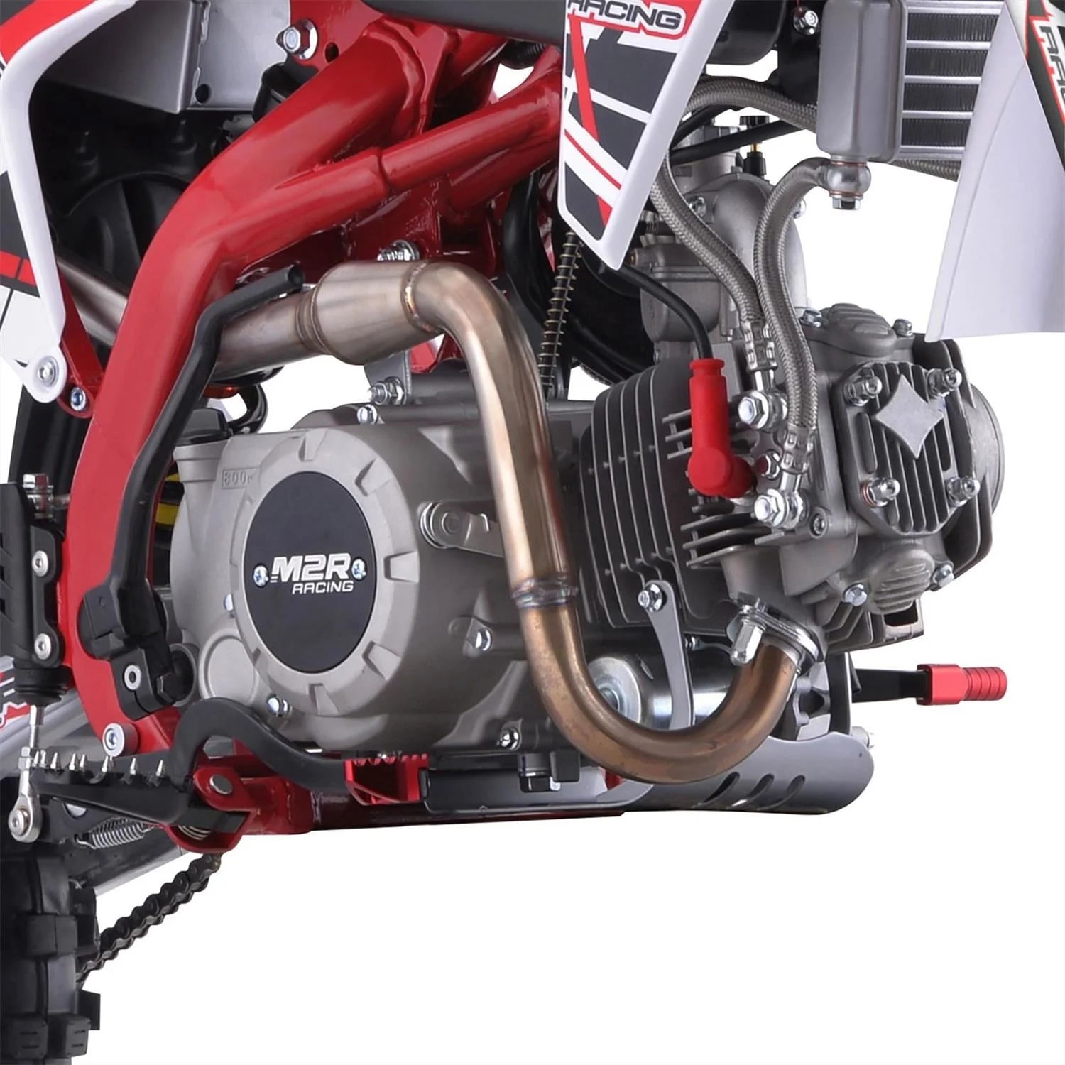 M2R RS-R 140 140cc 17/14 88cm Red/White Dirt Bike image 8