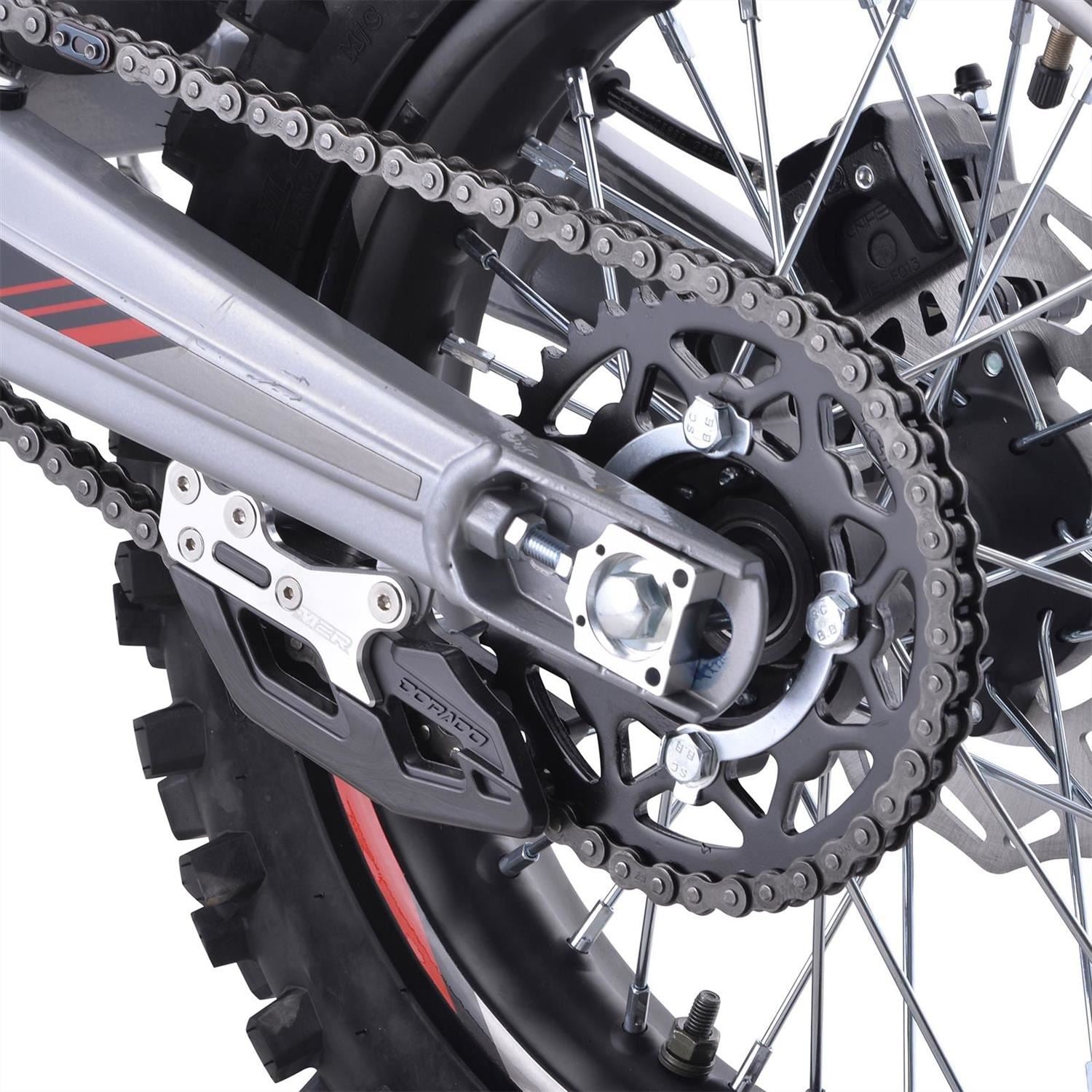 M2R RS-R 125 125cc 17/14 88cm Black/Grey Dirt Bike image 5
