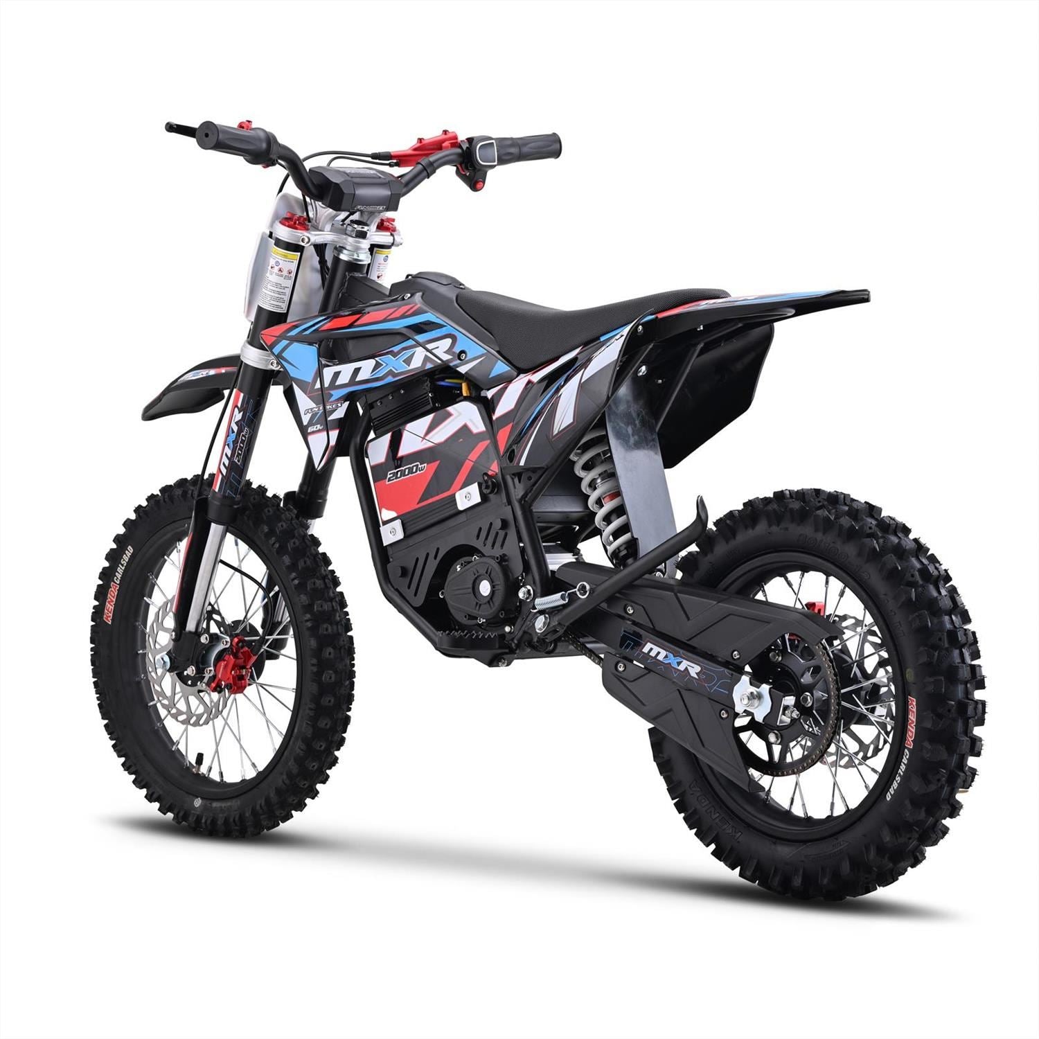 FunBikes MXR 2000w 60v Li 14/12 68cm Blue MX Electric Dirt Bike image 4
