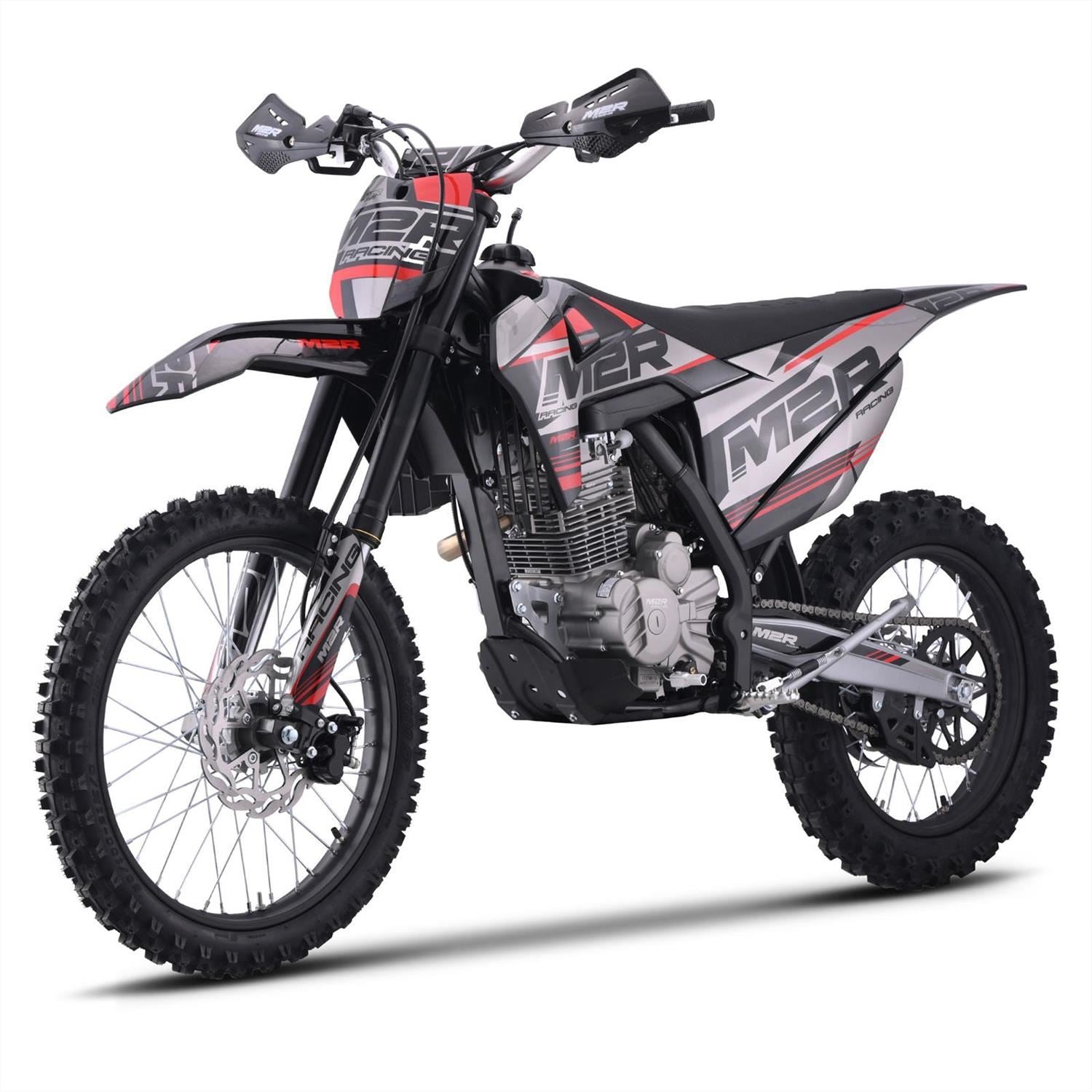 M2R RS-R 250 250cc 21/18 94cm Black/Grey Motocross Dirt Bike image 5