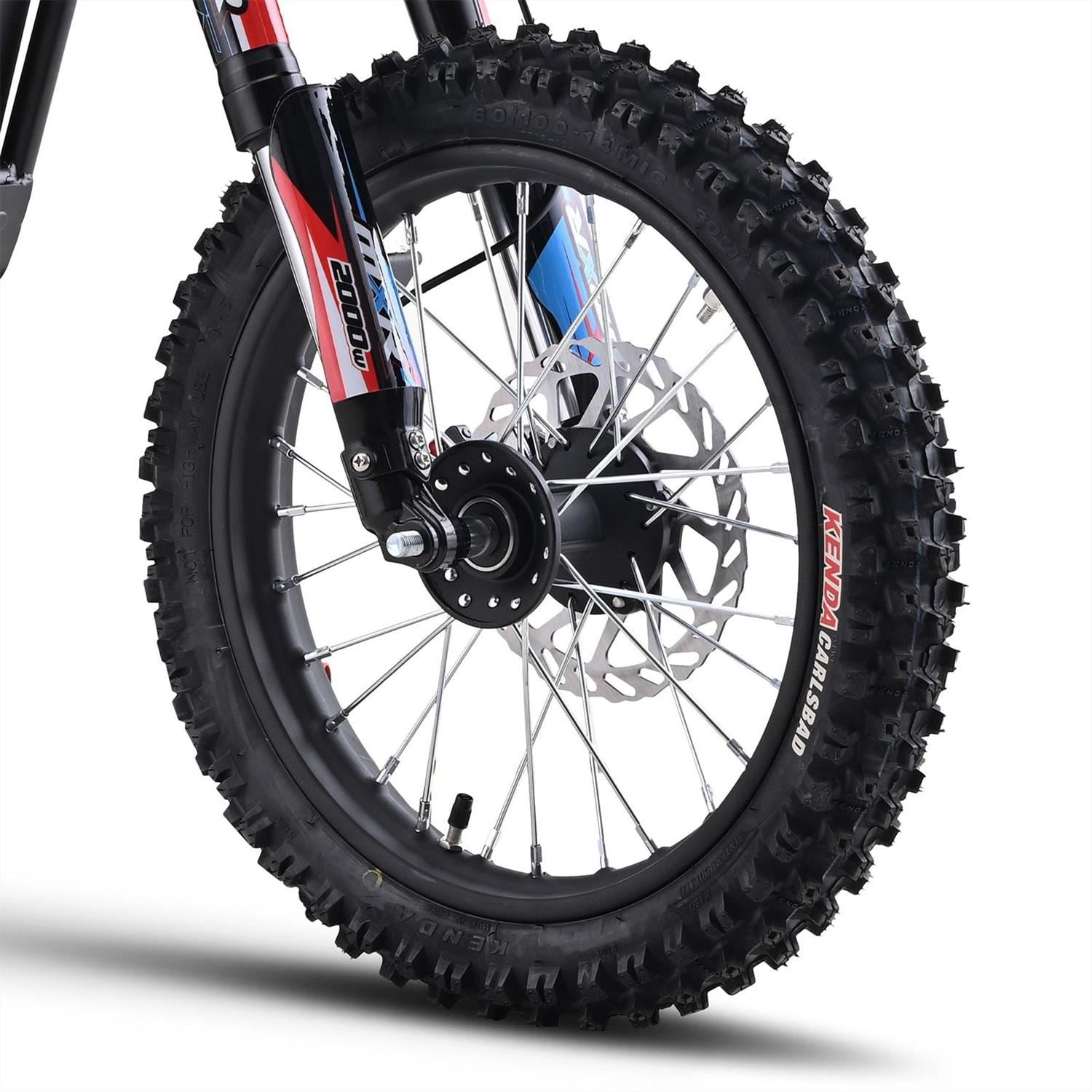 FunBikes MXR 2000w 60v Li 14/12 68cm Blue MX Electric Dirt Bike image 9