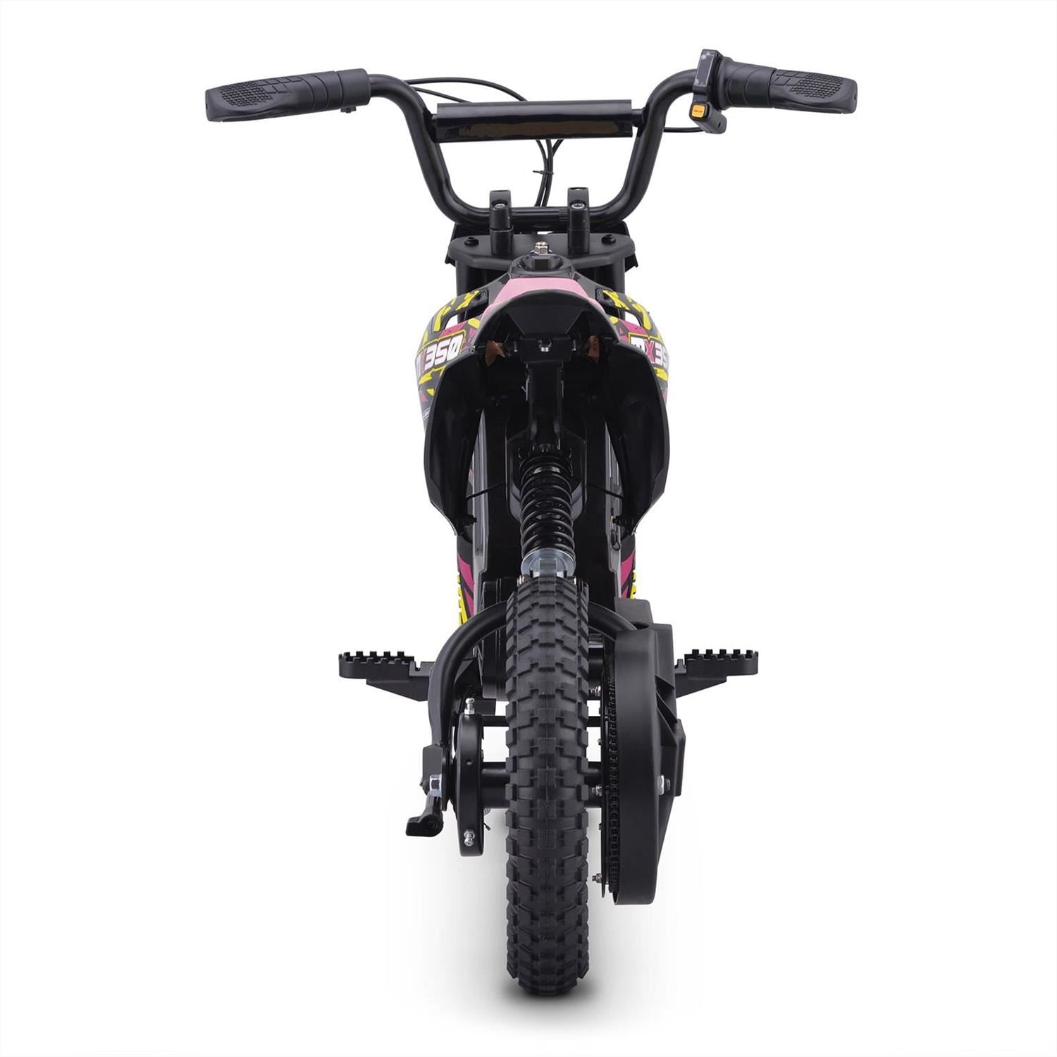 FunBikes MX350 350w 36v 4ah 12/12 51cm Lithium Pink Electric Kids Dirt Bike image 4