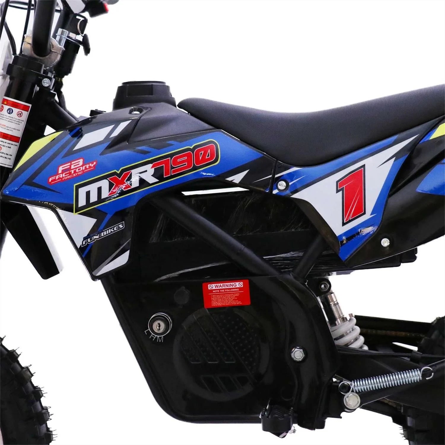 FunBikes MXR 790w(MP)36v Li 10/10 61cm Blue Kids Electric Dirt Bike image 2