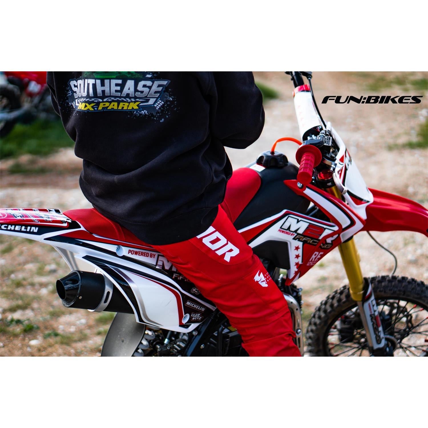 M2R RF125 S2 125cc 17/14 86cm Red Dirt Bike image 6
