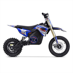 FunBikes MXR 1000w 36v 12/10 65cm Blue Kids Electric Dirt Bike image 2